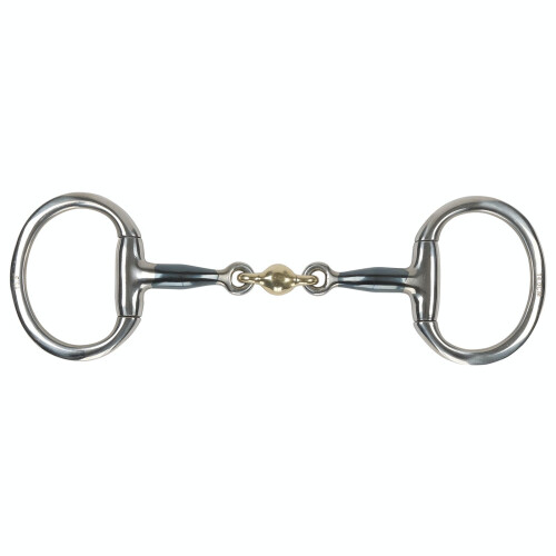 (6in, Blue) Shires Sweet Iron Lozenge Horse Eggbutt Snaffle Bit