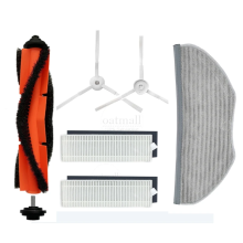 Accessoires pour aspirateur robot Xiaomi Mijia G1 MJSTG1, 1 brosse principale, 2 brosses latérales, 1 tampon de vadrouille, 2 filtres HEPA