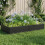 VidaXL vidaXL Hochbeet Schwarz 151 x 75,5 x 25 cm PP 1