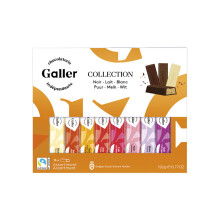 Gift box of chocolate bars Galler Mini Batons Collection, 16 pcs.