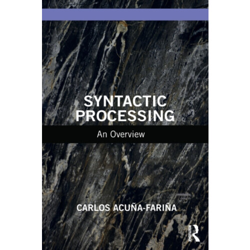 Syntactic Processing An Overview by Carlos AcuaFaria Paperback Book