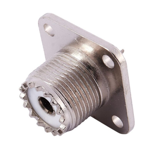 20X UHF Female SO239 Panel Chassis Mount Flange Deck Mount Solder Cup RF Connector