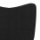 VidaXL vidaXL Schaukelstuhl Schwarz Stoff 6