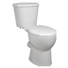 Contemporary Close-Coupled Toilet Soft-Close Seat 670mm – White