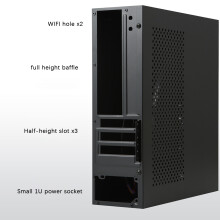 SKTC A10 Desktop HTPC Computer Case for MATX24X24 Motherboard Small 1U 7.3L Computer Case