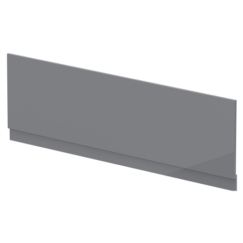 Balterley 1800mm Bath MDF Front Panel & Plinth - Gloss Cloud Grey
