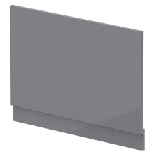 800mm Bath MDF End Panel & Plinth - Gloss Cloud Grey