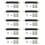 10X Suitcase Handle, Suitcase Luggage Case Handle Flexible 25cm Spare Strap Handle Grip Replacement 2