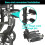 Universal Wheelchair Footrest Replacement - Adjustable Composite Footboard & Heel Loop, Foldable Comfort Support 8