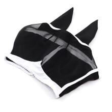 Horse Fly Mask with Ears, Horse Mask Anti-Mosquito and Insect, Ma Chao Comfort Fly Mask,Horse Mask,Black