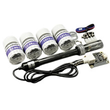Módulo Sensor de Conductividad Analógica (K=1) para Monitoreo de la Calidad del Agua Líquida en Hidroponía, Acuicultura y Medio Ambiente.