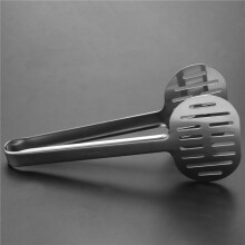 3X Spatule en Acier Inoxydable Turner Tongs Cuisine Double Spatule Pain et Burger pour la Cuisson des Pinces de Buffet Pince