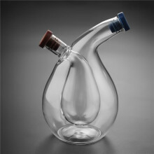 3X Cuisine Deux-En-Un Distributeur D'Huile Design Vinaigre Cruet Olive Peut