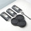 Rotating Coffee Cup Holder for Office and Kitchen Black Plastic Storage Rack 1