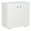 White Wooden Storage Cabinet with 2 Shelves 1