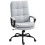 (LIGHT GREY, Linen) Double Padded Linen-Look Office Chair - Light Grey 1