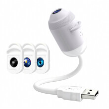 Luz nocturna USB – Proyector de estrellas y 2 en 1 – para el hogar, la oficina y los viajes