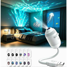 2026 nouveau projecteur de veilleuse holographique 5d dynamique intelligent Hd, Plug and Play