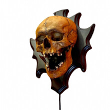 Applique murale crâne Halloween murs de maison Fine horreur Skellington veilleuse décorations murales