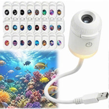 Projecteur de veilleuse holographique 5D dynamique intelligent HD, projecteur d'étoiles HD Plug and Play, lampe de proje