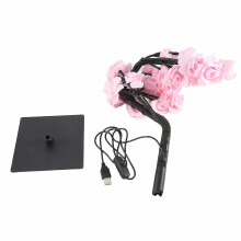 Lampe LED en forme de rose, veilleuse USB pour arbre de Noël, parfaite pour les fêtes, les mariages, les chambres et les