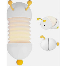Veilleuse Lampe de nuit pour enfants bébé, longueur réglable et veilleuse pliable, lampe de nuit USB toujours légère, à