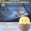 LED Child Night Light Rechargeable Eggshell Chicken Emotion Lamp with Touch Control 4