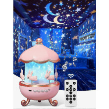 Proyector de estrellas, luz nocturna para niños, máquina de ruido blanco, proyector de luz nocturna para bebés, temporiz