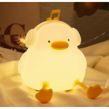 Duck Night Light - lahja aikuisille, teini-ikäisille ja vauvoille. Koristele lasten makuuhuone söpöllä silikoni-ankka-yö