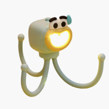 Flexible Octopus Night Light – Touch Control & Replaceable Battery – for Home & Office – Unique Funny Gift