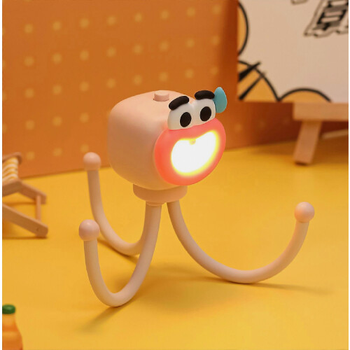 Flexible Octopus Night Light – Touch Control & Replaceable Battery – for Home & Office – Unique Funny Gift 2