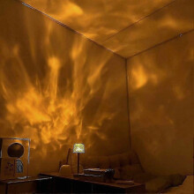 Lampada da terra che cambia colore RGB con 16 colori Illuminazione dimmerabile Telecomando Effetto ondulazione dell'acqu