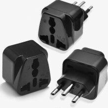 Adaptador de enchufe tipo J para Suiza, paquete de 3, uso universal para viajes