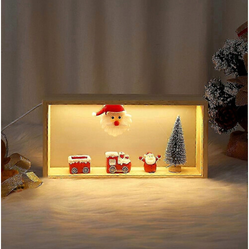 Support de veilleuse de noël, LED père noël, décorations, support de présentation, mini support de décoration de sapin d 2