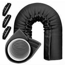 Couvercle d'isolation de tuyau ca Portable avec sangles réglables, Triple couche, économie d'énergie, 59x21 pouces, nouv