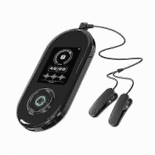 Vaguszenuwstimulator voor verlichting van slaap en angst - Draagbaar microstroomapparaat met 3 modi en 9 niveaus, USB op