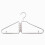 The Coat Hinger Πτυσσόμενη κρεμάστρα παλτών 12 Pack Φορητές κρεμάστρες ταξιδ 1