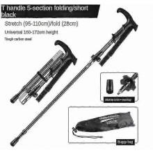 Bastones de trekking para personas mayores con sistema de bloqueo rápido y diseño plegable