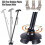 LED Walking Stick for Seniors, Adjustable Handle Foldable Light-Up Cane 3