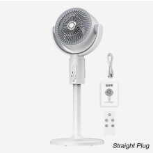 38-82 cm Tehokas USB-jalustainen tuuletin kaukosäätimellä - hiljainen, säädettävä korkeus, 5-nopeuksinen ilmankierto mak