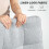 (LIGHT GREY, Linen) Double Padded Linen-Look Office Chair - Light Grey 8