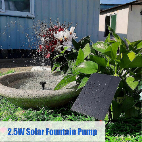 180L/H Solar Power Αντλία Σιντριβάνι Αντλία νερού για Bird Bath Garden Backyard Pool Solar P 2
