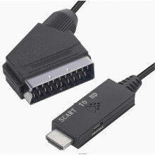 SCART naar HDMI-converteradapter met audio-video-uitgang voor HDTV dvd-speler
