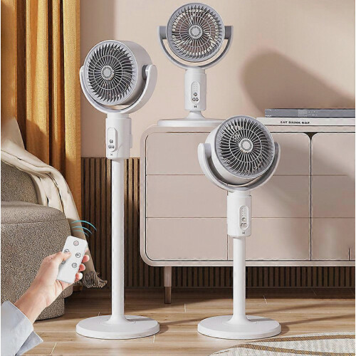 38-82 cm Ισχυρός ανεμιστήρας βάσης USB με τηλεχειριστήριο - Αθόρυβο, ρυθμ 2