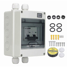 DC miniatuur stroomonderbreker 2P 125A IP65 waterdichte scheidingsschakelaar voor fotovoltaïsch zonne-energiesysteem 100