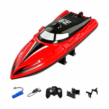 Rc Speedboat Water Induction Safety Flip Reset Night Lights For Pool & Lake