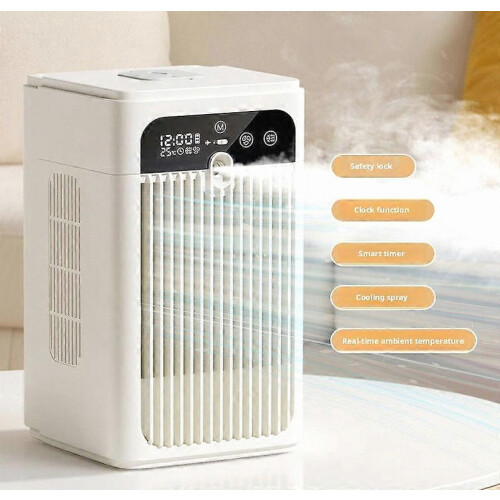 Κλείδωμα Ταξιδιωτικής Οθόνης Οθόνης LED Cooler Evaporative Fan Cooler 500ml Tank 1