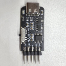 Moduł Konwertera USB na TTL Moduł USB na Podwójny UART TTL - Regulowany Poziom Wejścia/Wyjścia (1,8 V/3,3 V/5 V), Interfejs Typu C