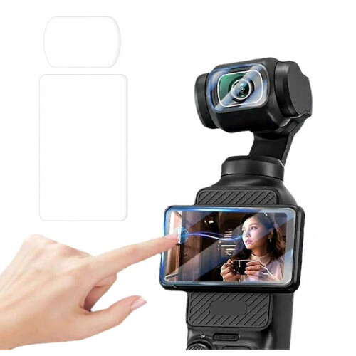 Για DJI Pocket 4 Screen Protector Tempered Glass 9H Anti-reflection Clear Vision 2