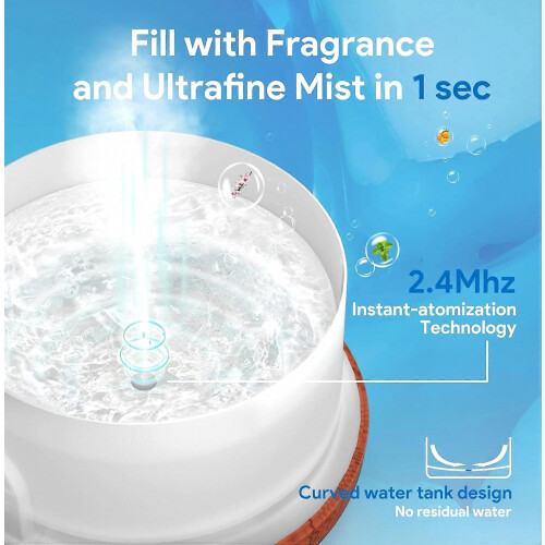 Διαχύτης αιθέριων ελαίων 500ml, Υγραντήρας Αρωματοθεραπείας Υπερήχων μ 2